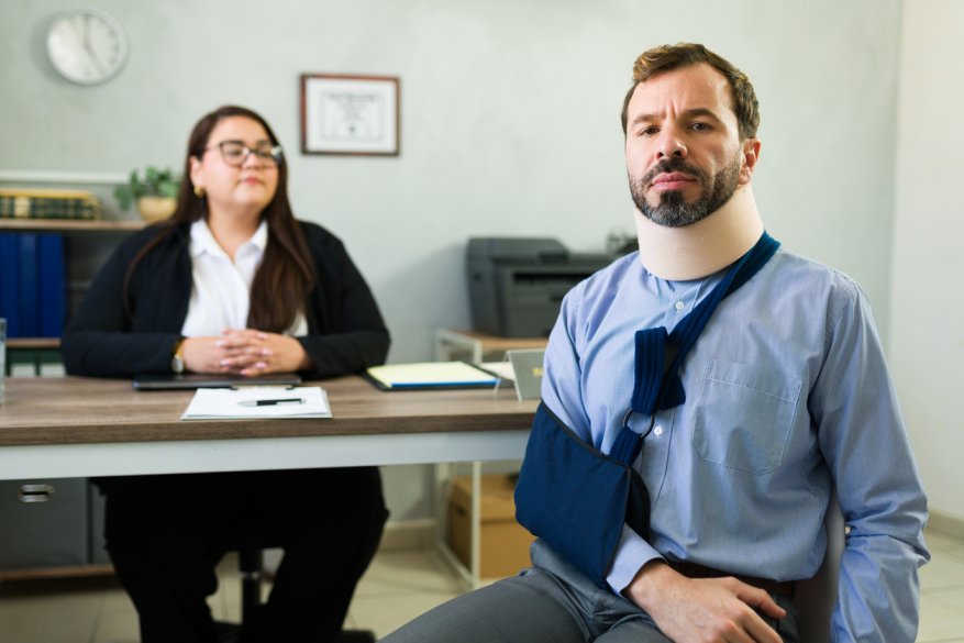 Missouri insurance adjuster reviewing personal injury claim.